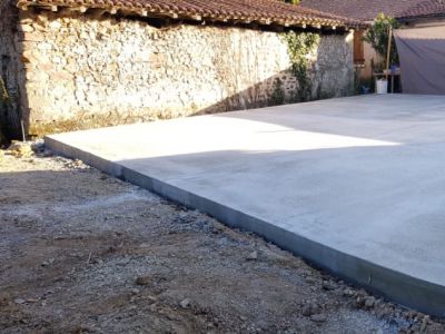 Réalisation d’une terrasse béton